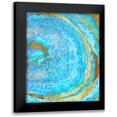thumbnail image 1 of Lavoie, Tina 12x14 Black Modern Framed Museum Art Print Titled - Blue Agate Geode, 1 of 5