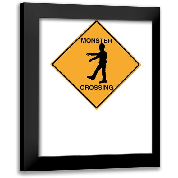 Lavoie, Tina 12x14 Black Modern Framed Museum Art Print Titled - Monster Crossing Tee