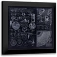 thumbnail image 1 of Lavoie, Tina 13x12 Black Modern Framed Museum Art Print Titled - Astronomy Diagrams From 1728, 1 of 5