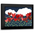 thumbnail image 1 of Lavoie, Tina 14x11 Black Modern Framed Museum Art Print Titled - A Garden of Love, 1 of 5