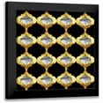 thumbnail image 1 of Lavoie, Tina 15x15 Black Modern Framed Museum Art Print Titled - Alhambra Arabesque Quatrefoil, 1 of 5