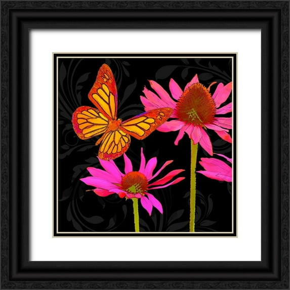 Lavoie, Tina 15x15 Black Ornate Wood Framed with Double Matting Museum Art Print Titled - Color Pop II