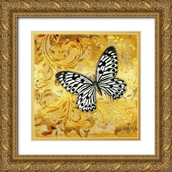 Lavoie, Tina 15x15 Gold Ornate Wood Framed with Double Matting Museum Art Print Titled - Gilded Garden