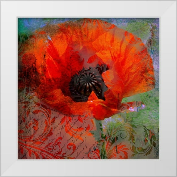 Lavoie, Tina 15x15 White Modern Wood Framed Museum Art Print Titled - Tea And Memories