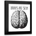 thumbnail image 1 of Lavoie, Tina 15x18 Black Modern Framed Museum Art Print Titled - Brains are Sexy black, 1 of 5