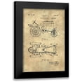 thumbnail image 1 of Lavoie, Tina 17x24 Black Modern Framed Museum Art Print Titled - Tractor Blueprint - Industrial Farmhouse, 1 of 5