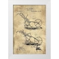 thumbnail image 1 of Lavoie, Tina 17x24 White Modern Wood Framed Museum Art Print Titled - Garden Plow Blueprint Industrial Farmhouse, 1 of 4