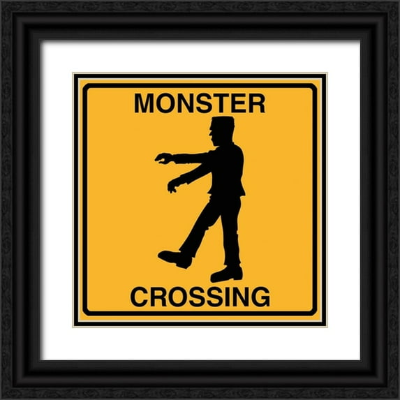 Lavoie, Tina 20x20 Black Ornate Wood Framed with Double Matting Museum Art Print Titled - Monster Crossing