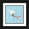 thumbnail image 1 of Lavoie, Tina 20x20 Black Ornate Wood Framed with Double Matting Museum Art Print Titled - Swimming With The Fishes II, 1 of 4