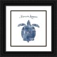 thumbnail image 1 of Lavoie, Tina 20x20 Black Ornate Wood Framed with Double Matting Museum Art Print Titled - Turtle Marine Lagoon, 1 of 4