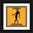 thumbnail image 1 of Lavoie, Tina 20x20 Black Ornate Wood Framed with Double Matting Museum Art Print Titled - Zombie Crossing, 1 of 4