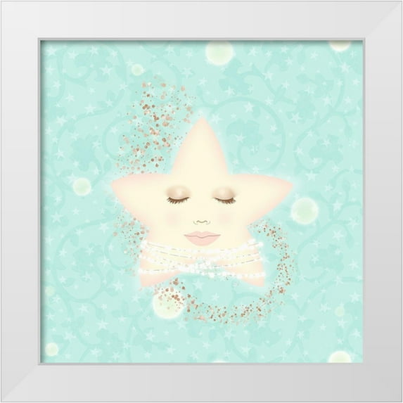 Lavoie, Tina 20x20 White Modern Wood Framed Museum Art Print Titled - Madame North Star