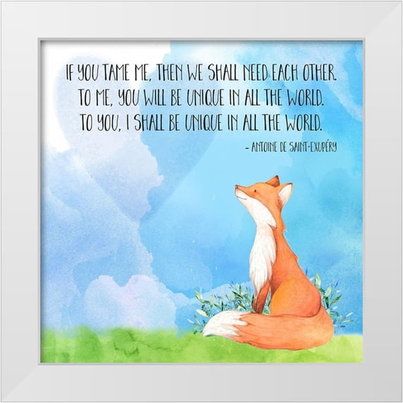 Lavoie, Tina 20x20 White Modern Wood Framed Museum Art Print Titled - We Shall Need Each Other