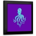 thumbnail image 1 of Lavoie, Tina 20x22 Black Modern Framed Museum Art Print Titled - Sponge Octopus Aqua, 1 of 5