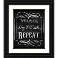 thumbnail image 1 of Lavoie, Tina 20x24 Black Ornate Wood Framed with Double Matting Museum Art Print Titled - Wash Dry, 1 of 4