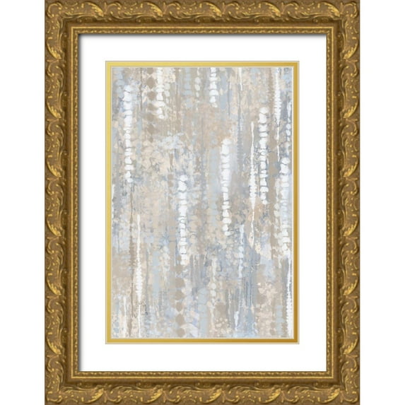Lavoie, Tina 23x32 Gold Ornate Wood Framed with Double Matting Museum Art Print Titled - Pastel Boho Abstract II