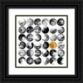 thumbnail image 1 of Lavoie, Tina 26x26 Black Ornate Wood Framed with Double Matting Museum Art Print Titled - Dab III, 1 of 4