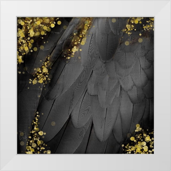 Lavoie, Tina 26x26 White Modern Wood Framed Museum Art Print Titled - Mid-Summer Magik Noir