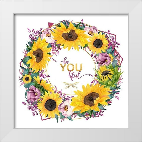 Lavoie, Tina 26x26 White Modern Wood Framed Museum Art Print Titled - beYOUtiful