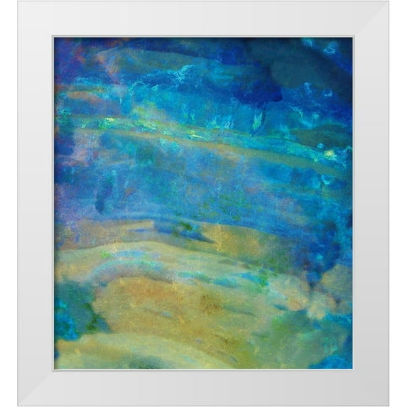 Lavoie, Tina 26x28 White Modern Wood Framed Museum Art Print Titled - Sunrise Opal