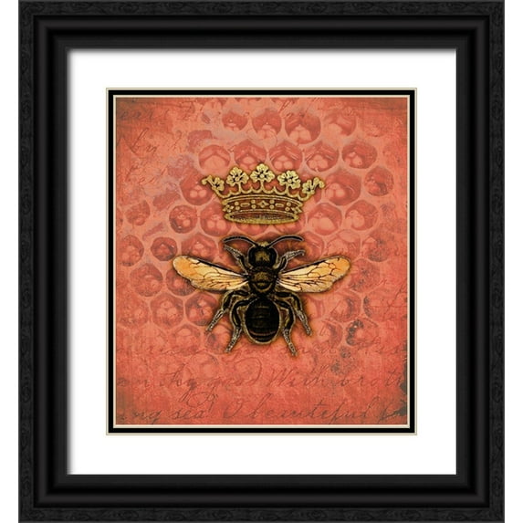 Lavoie, Tina 26x29 Black Ornate Wood Framed with Double Matting Museum Art Print Titled - Honeycomb Queen