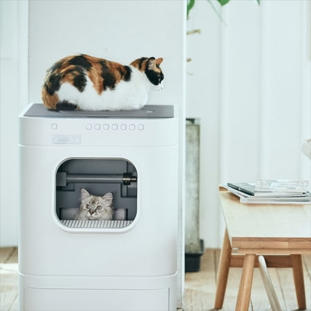 LavvieBot S Robotic Litter Box, White
