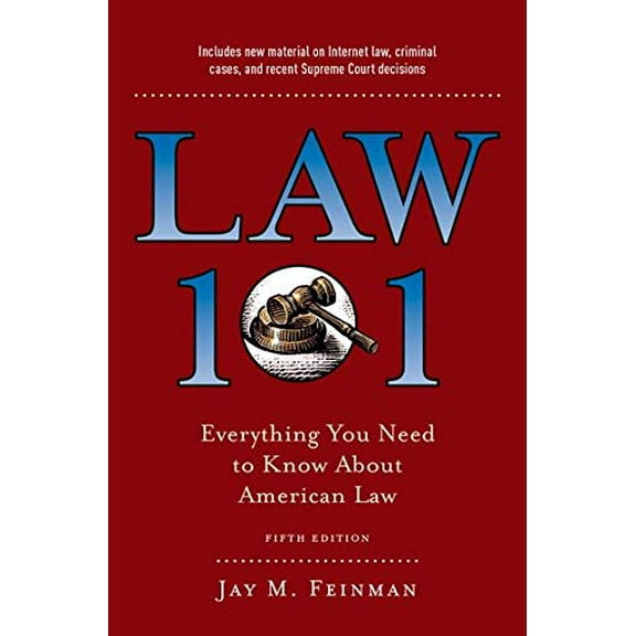 Pre-Owned Law 101: Everything You Need to Know about American Law, Fifth Edition (Hardcover) 0190866322 9780190866327