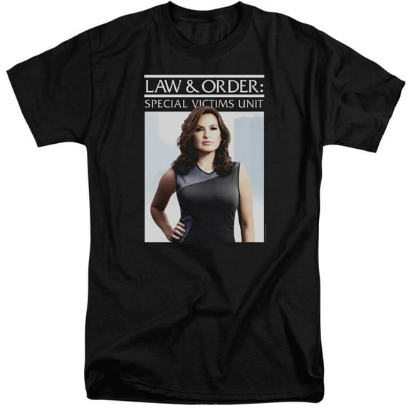 Law And Order Svu Behind Closed Doors Adult Tall T-Shirt Black