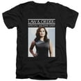 thumbnail image 1 of Law And Order Svu Behind Closed Doors Adult V-Neck T-Shirt 30/1 T-Shirt Black, 1 of 1