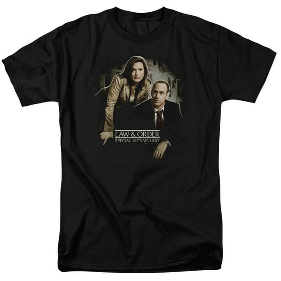 Law And Order Svu Helping Victims Adult 18/1 T-Shirt Black