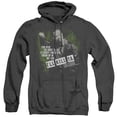 thumbnail image 1 of Law And Order Svu Ill Kill Ya Adult Heather Hoodie Sweatshirt Black, 1 of 1