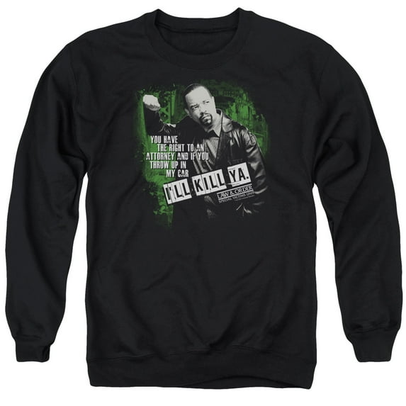 Law And Order Svu - Ill Kill Ya - Crewneck Sweatshirt - Large