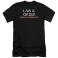 thumbnail image 1 of Law And Order Svu Logo Adult 30/1 T-Shirt Black, 1 of 2