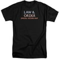 thumbnail image 1 of Law And Order Svu Logo Adult Tall T-Shirt Black, 1 of 1