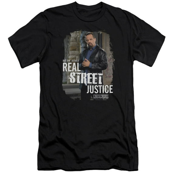 Law And Order Svu - Street Justice - Premium Slim Fit Short Sleeve Shirt - Small