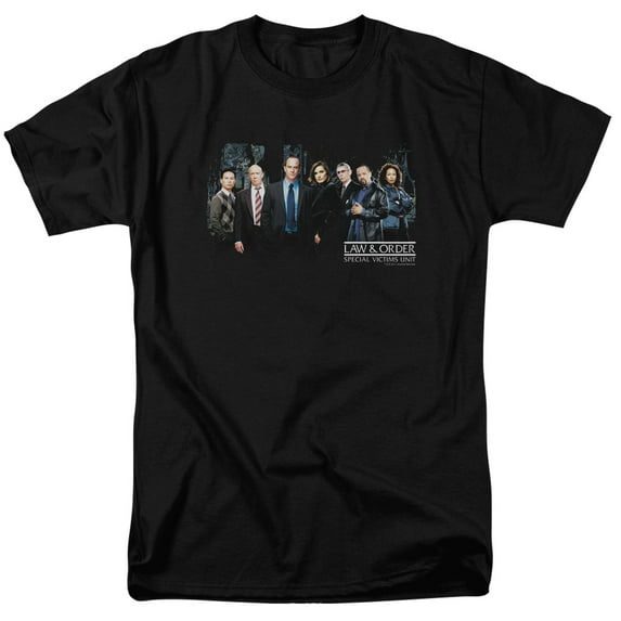 Law And Order Svu/cast - S/s Adult 18/1 - Black - 3x