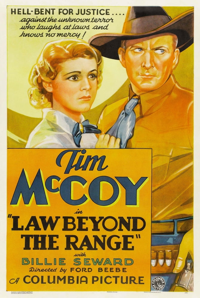 Law Beyond The Range Canvas Art - (11 x 17)