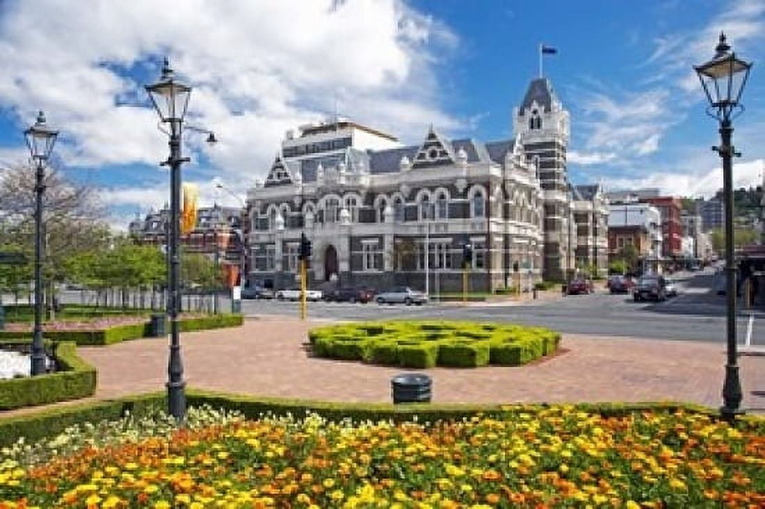 Law Courts Dunedin South Island New Zealand Canvas Art - David Wall DanitaDelimont (17 x 11)