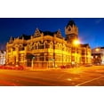 thumbnail image 1 of Law Courts at night, Dunedin, South Island, New Zealand Poster Print by David Wall (34 x 23), 1 of 1