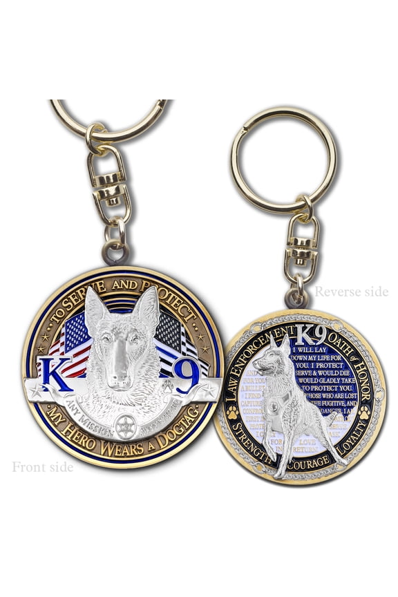 Law Enforcement K9 Canine Key Chain