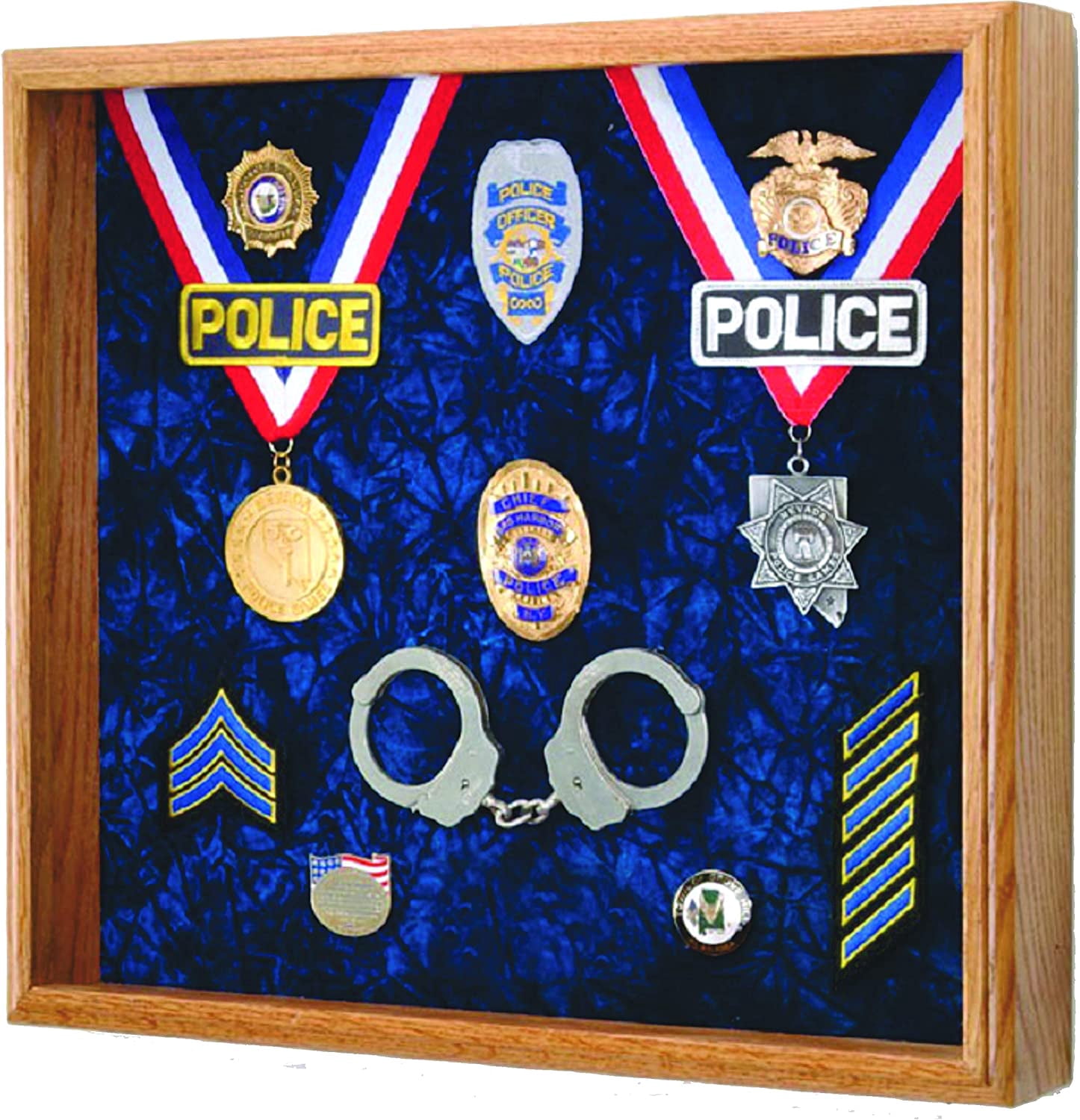 Law Enforcement Memorabilia Box Display 20 x18 x3 Police Sheriff law-enforcement-memorabilia-box-display-20-x18-x3-police-sheriff