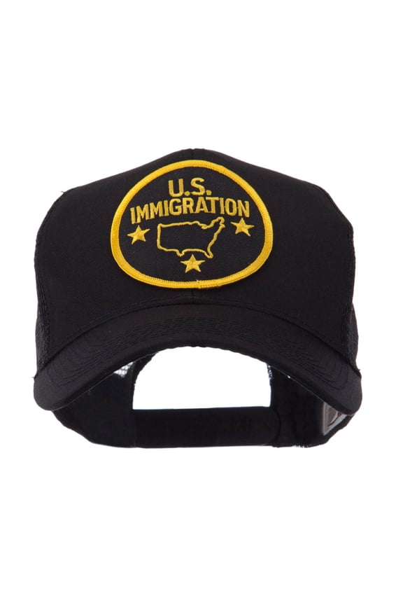 Law Enforcement Patched Mesh Cap - Immigration OSFM