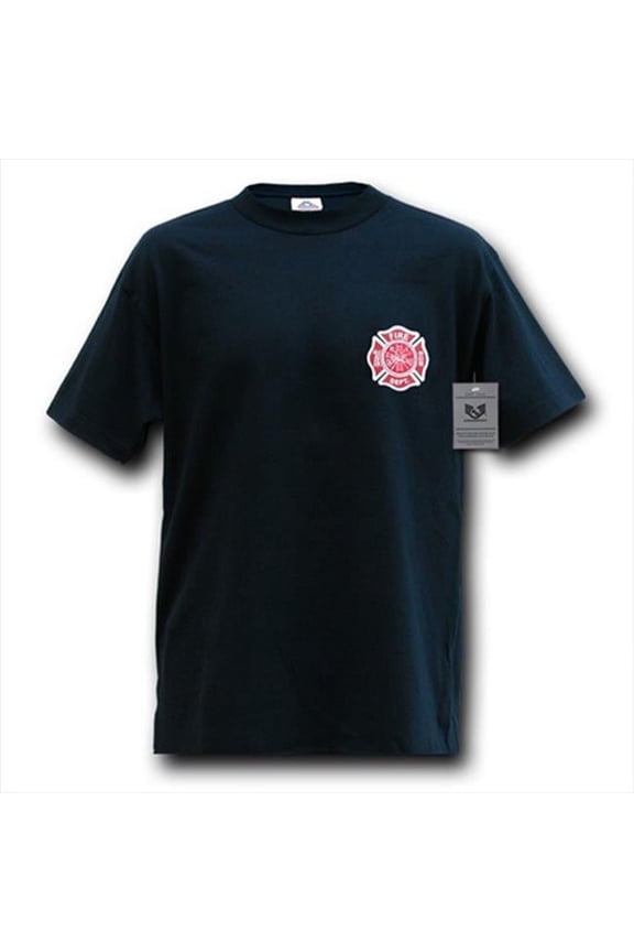 Law Enforcement Training Shirt, Fire Dep., Navy, Extra Large