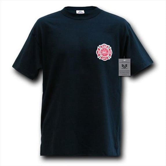 Law Enforcement Training Shirt, Fire Dep., Navy, Extra Large