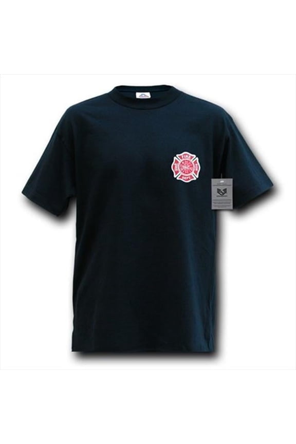 Law Enforcement Training Shirt, Fire Dep., Navy, Large