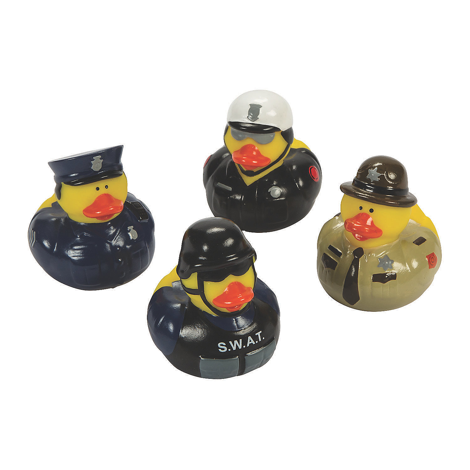 Law Enforcing Rubber Duckies - Party Favors - 12 Pieces - image 1 of 4