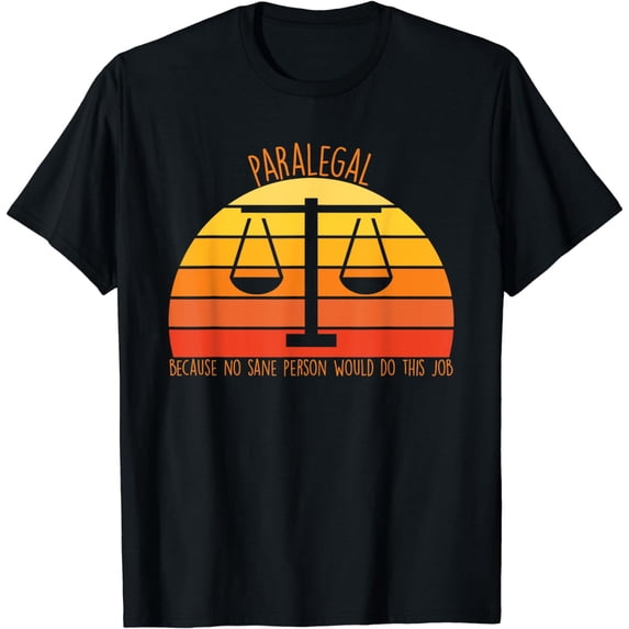 Law Firm Lawyer Law Practitioner Legal Assistant Paralegal T-Shirt