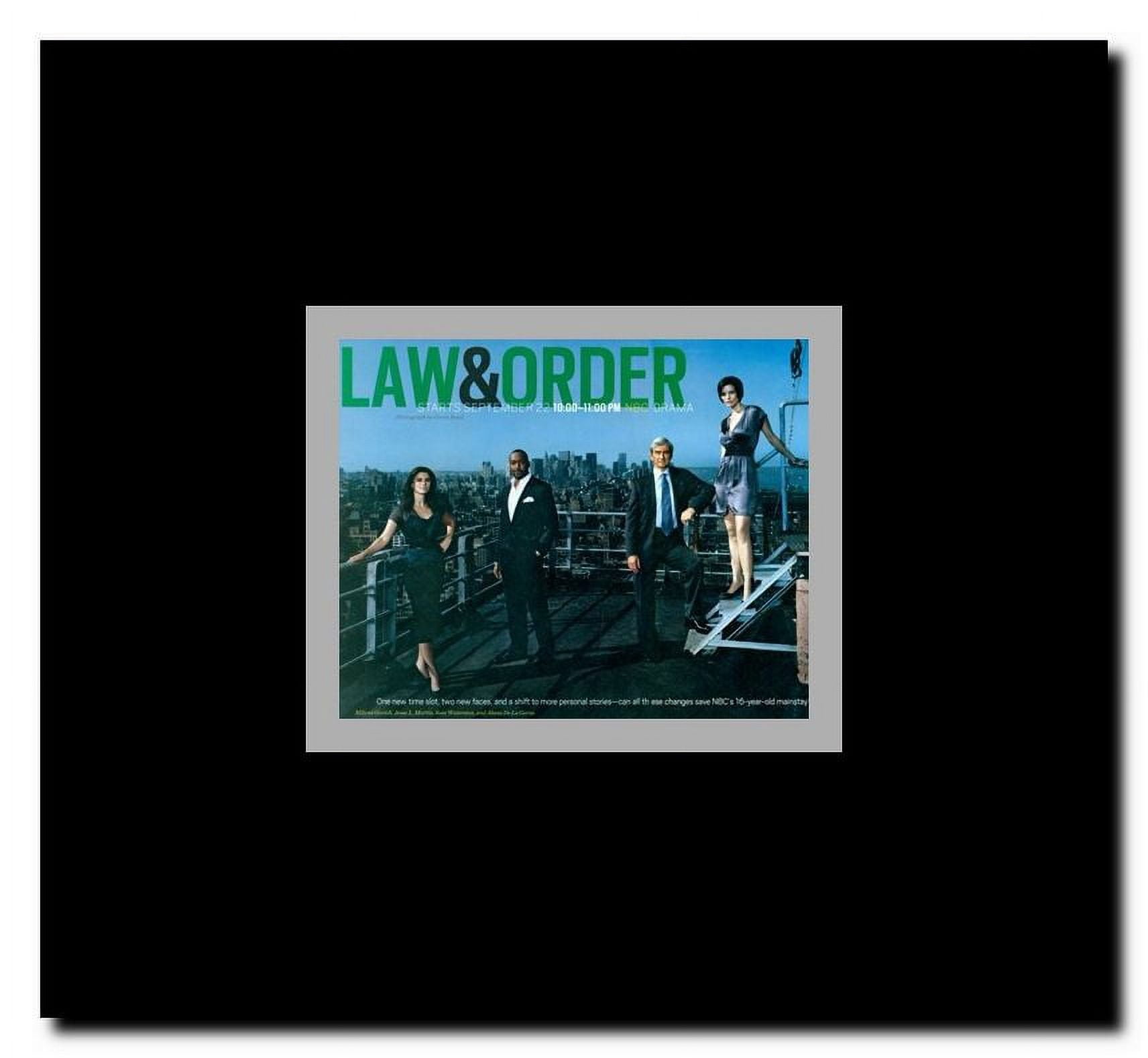 Law & Order Framed Movie Poster