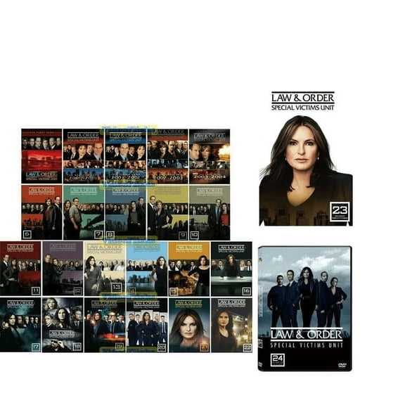 Law & Order SVU Special Victims Unit Complete Series Seasons 1-24 (DVD)