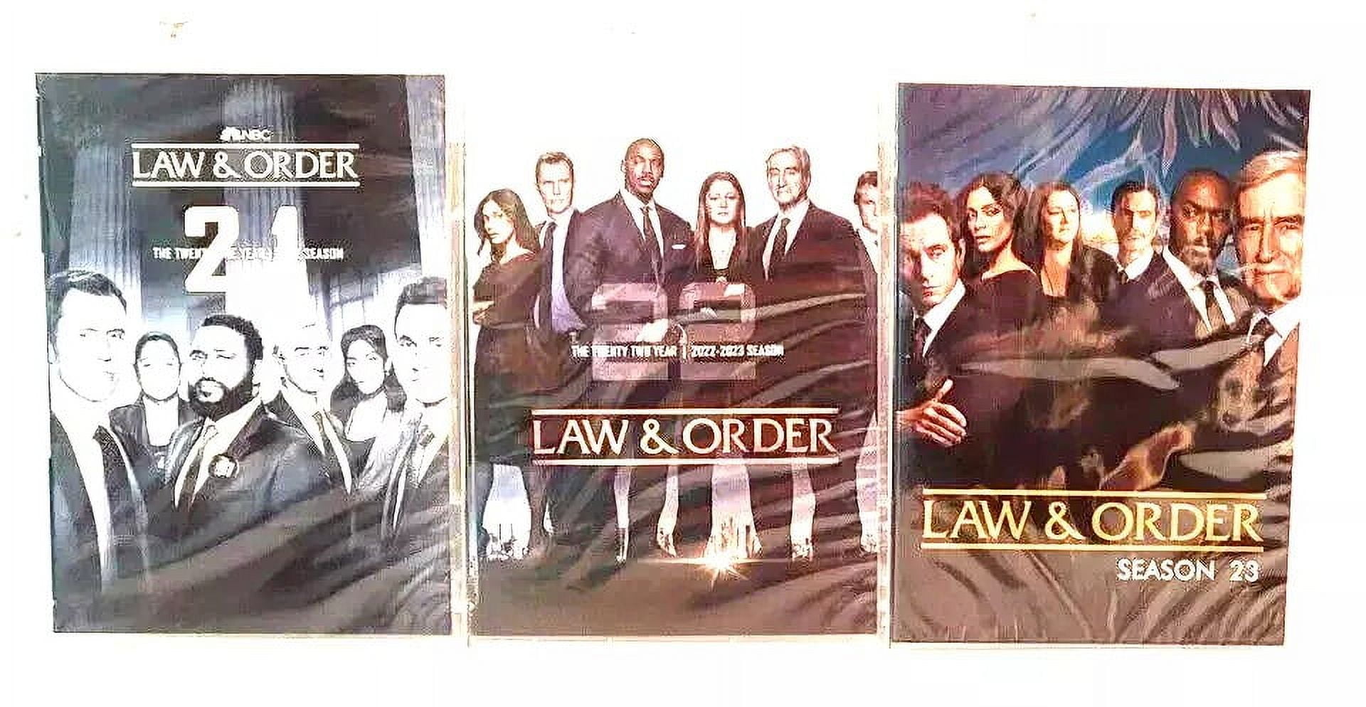 Law Order Season 21 22 23 Dvd Walmart
